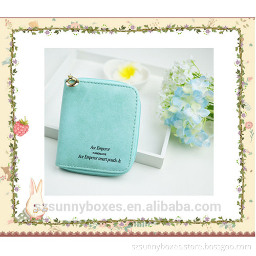 2016 Korea style Beautiful Fashion PU Leather Wallet